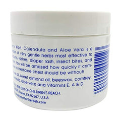 Country Comfort St Johns Wort Calendula ingredients label shows gentle herbal blend.