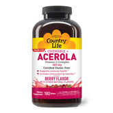 Country Life Acerola Vitamin C Complex bottle shown for daily immune support