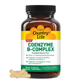 Country Life Coenzyme B-Complex bottle front for daily energy support.