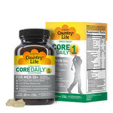 Country Life CORE Daily-1 Men 50+ bottle front view highlighting daily energy support