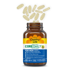 Country Life Core Daily-1 for Men probiotic capsule signals gut-friendly support.