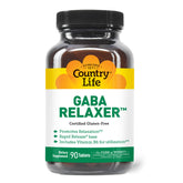 Country Life GABA Relaxer bottle front for calmer evenings and relaxed focus.