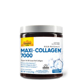 Country Life Maxi-Collagen 7000 powder packaging highlights grass-fed collagen for skin support.