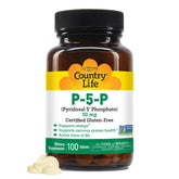 Country Life P-5-P bottle front view highlighting energy support potential