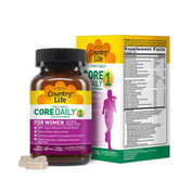 Country Life Women's Core 1 bottle on a kitchen counter for daily wellness