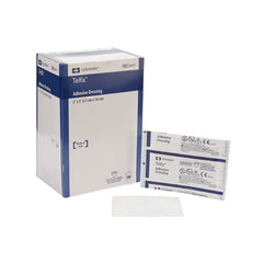 Covidien Telfa adhesive dressing in a sterile peel-back package for easy handling