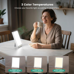 COVOZON Light Therapy Lamp USB-C port for easy power on the go
