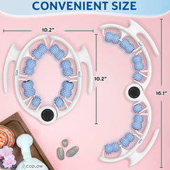 COZLOW cellulite massage roller blue compact storage for neat setup