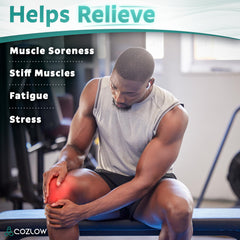 Cozlow deep tissue relief ball demonstrating 360° rotation in action.