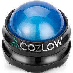 Cozlow massage ball for portable, targeted muscle relief on the back.