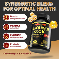 Cozynol softgels pour bottle illustrates easy daily intake.