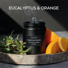 Craft & Kin 45-hour burn time candle for long-lasting ambience.