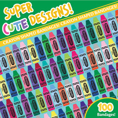 Crayola Bandages Soft Flexible Plastic contour to the skin for comfort.