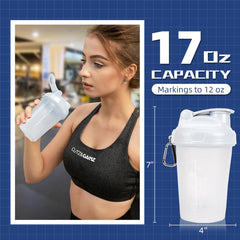 CREAWELLAY 2-pack shakers side view showing dual bottles for versatile daily blends