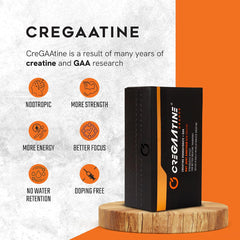 CreGAAtine single-serve sachets for on-the-go dosing and convenience.