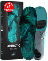 CRUVHEAL plantar fasciitis insoles with arch support for balanced foot pressure