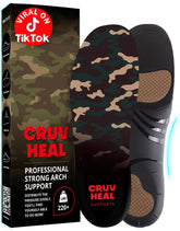CRUVHEAL arch-support insole provides balanced comfort for daily wear.