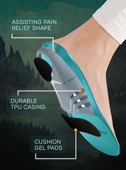 CRUVHEAL boot-insole heel cushion provides stable support for long work shifts.