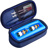 Cruxer insulin vial cooler travel case securely holds vials during transit