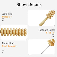 Ctwctr portable massage roller for travel and quick recovery sessions