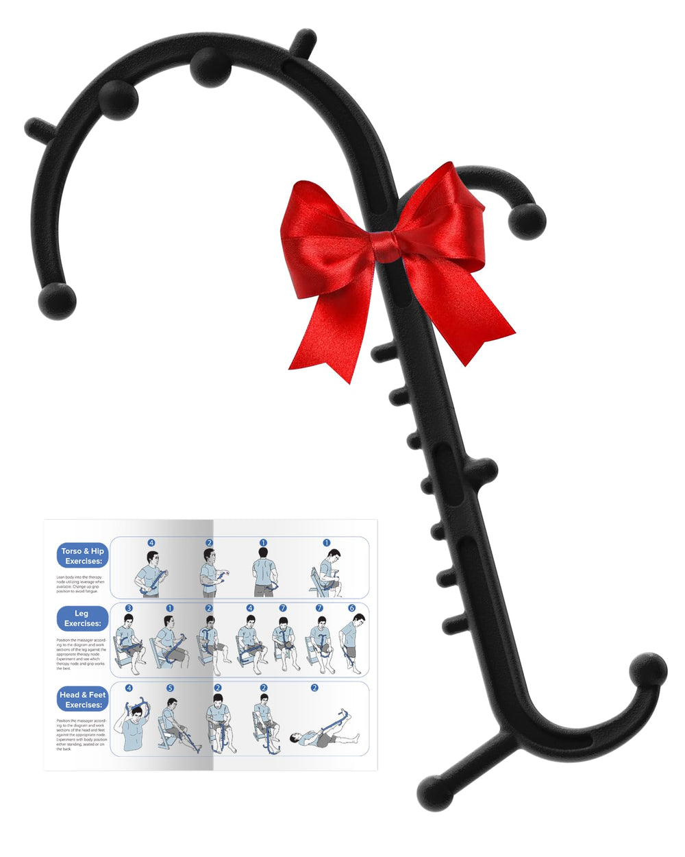 Cubetoou back knot massage tool targeting deep tissue tension for post-workout recovery.