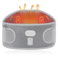 CUEHEAT heated waist belt front view showing compact design for mobility