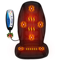 CuPiLo back massager chair pad on an office chair for targeted relaxation