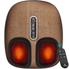 CuPiLo foot massager remote control view showing easy-to-use interface for customized relief.