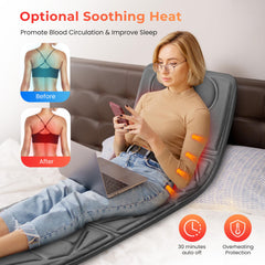 CuPiLo Massager Pad targeting shoulder back and lumbar zones for tailored comfort