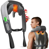 CuPiLo neck and shoulder massager front view with heat for targeted relief