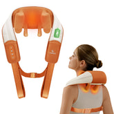 CuPiLo Shiatsu neck massager in use with warm heat for relaxation