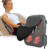 CuPiLo back massager with 4D kneading nodes delivers targeted relief on the lower back.
