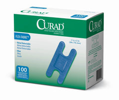 Curad curita nudillo azul, muy visible para detección rápida en alimentos