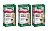 Curad Quickstop bandage with bleeding-control technology for quick minor wounds.