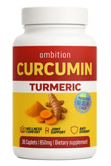 Curcuyin turmeric supplement bottle front view for daily wellness.