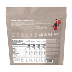 Cure Hydration front-label showcases plant-based electrolytes and sugar-free formula.