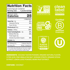 Cure Hydration lime being stirred in a glass for easy hydration