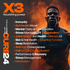 Cure24 Colostrum powder mixed in a smoothie for easy consumption.