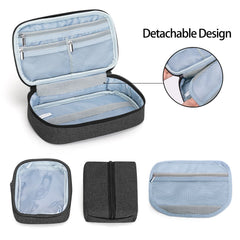 CURMIO bag with detachable pouches for flexible diabetes essentials.