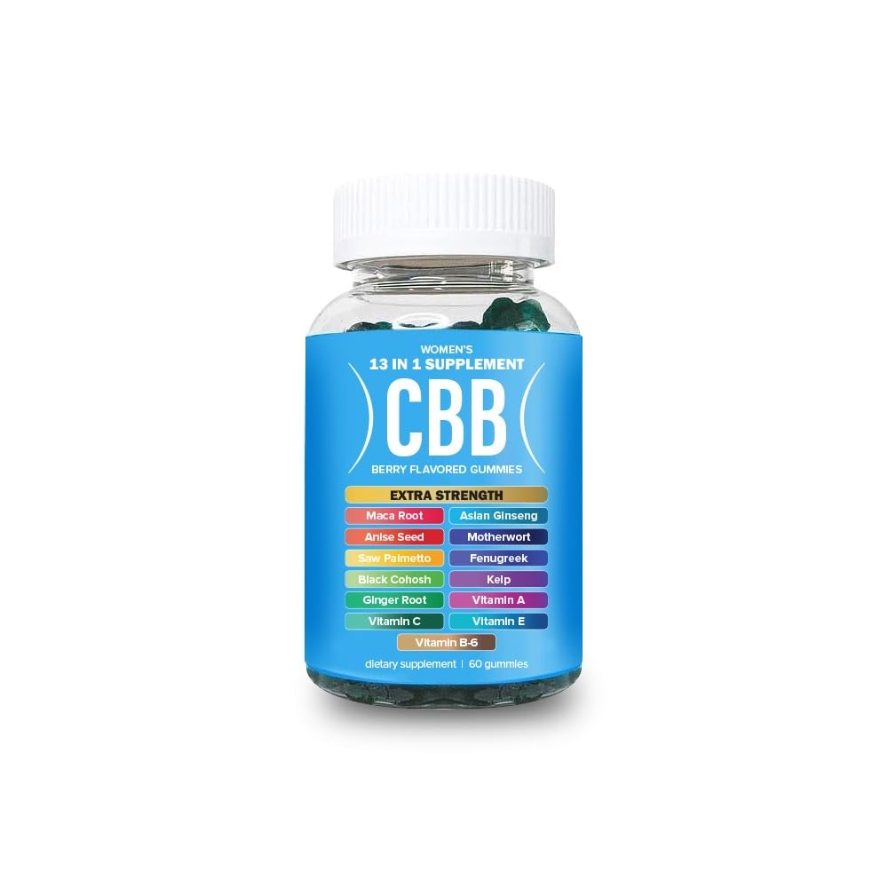 Curvy Body Bears CBB 13 in 1 bottle for daily wellness with convenient gummies.