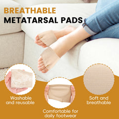 CXYARY almohadillas metatarsales: diseño duradero y gel acolchado que se mantiene