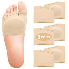 CXYARY: almohadillas metatarsales para pie, tres pares, soporte cómodo diario.