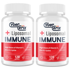 CyberCerix Liposomal Immune bottle front for daily wellness support