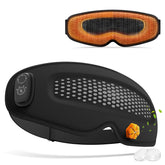 CYFERUY cordless heated eye mask front view for soothing relief.