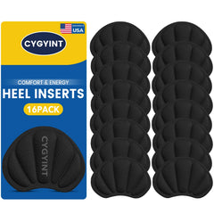CYGYINT heel inserts with mesh cushion back-of-heel provide all-day comfort