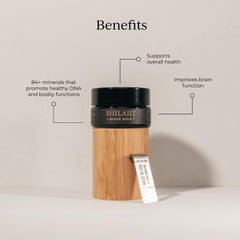 CYMBIOTIKA Shilajit resin dosing scoop ready for daily use.