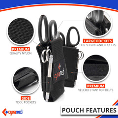 Cynamed first responder kit EMT shears cutting fabric during on-site care