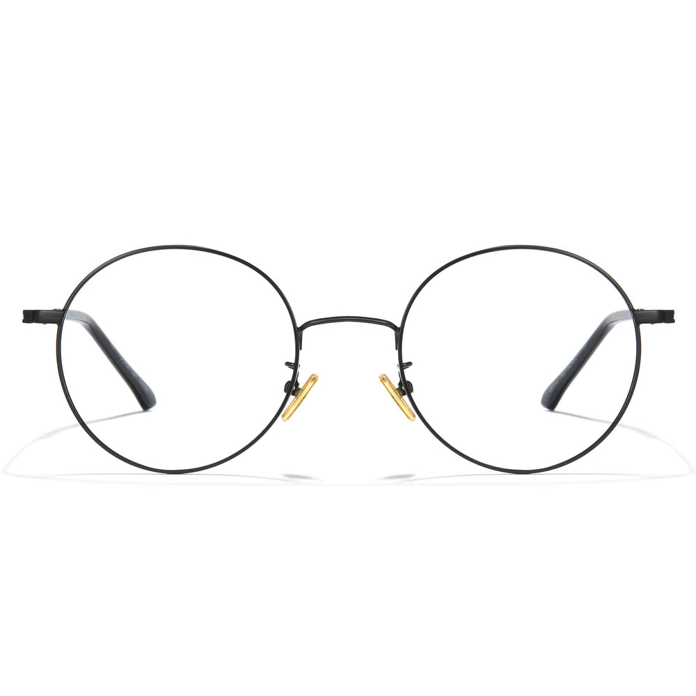 Cyxus blue light glasses with panto round frame for desk use and reduced eye strain