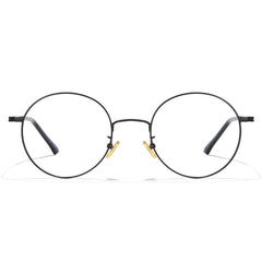 Cyxus blue light glasses with panto round frame for desk use and reduced eye strain