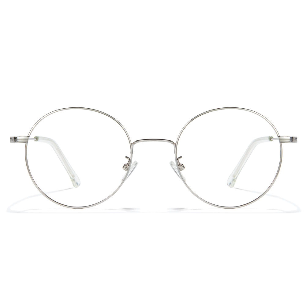 Cyxus blue light blocking glasses with round panto frame for extended screen sessions may reduce eye strain.